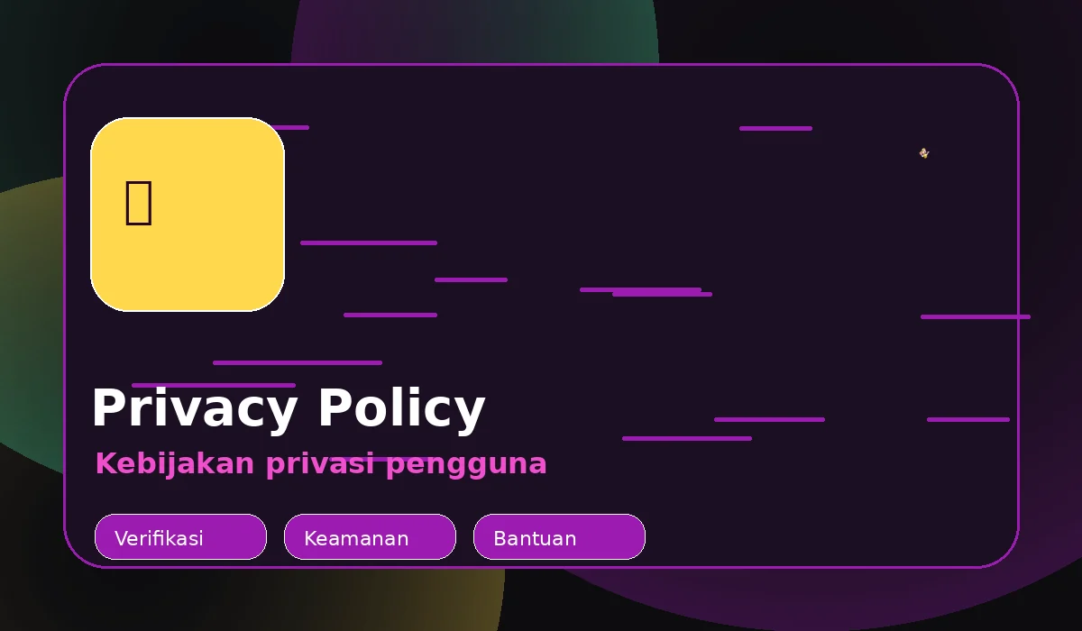 Ilustrasi kebijakan privasi Mantra88 dan keamanan data pengguna