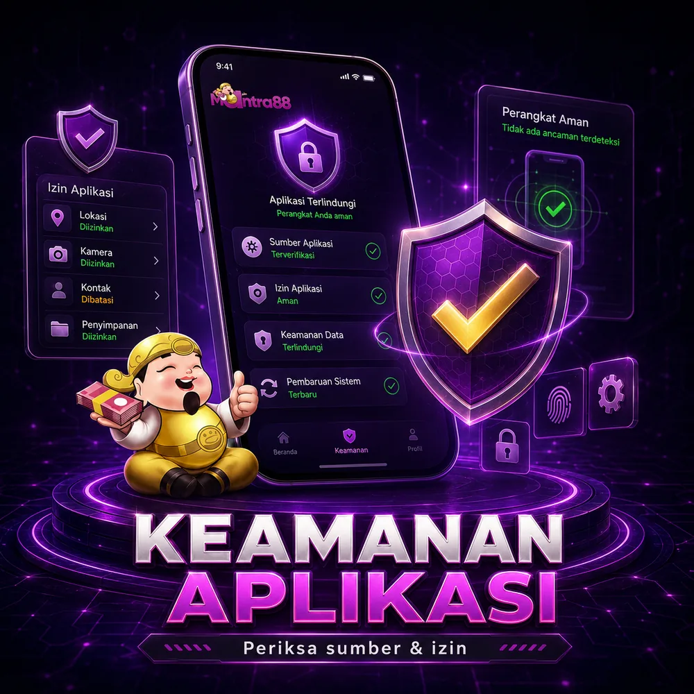 Ilustrasi keamanan aplikasi Mantra88 dan pemeriksaan izin perangkat